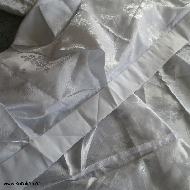 weißer Damast Juban Unter - Kimono