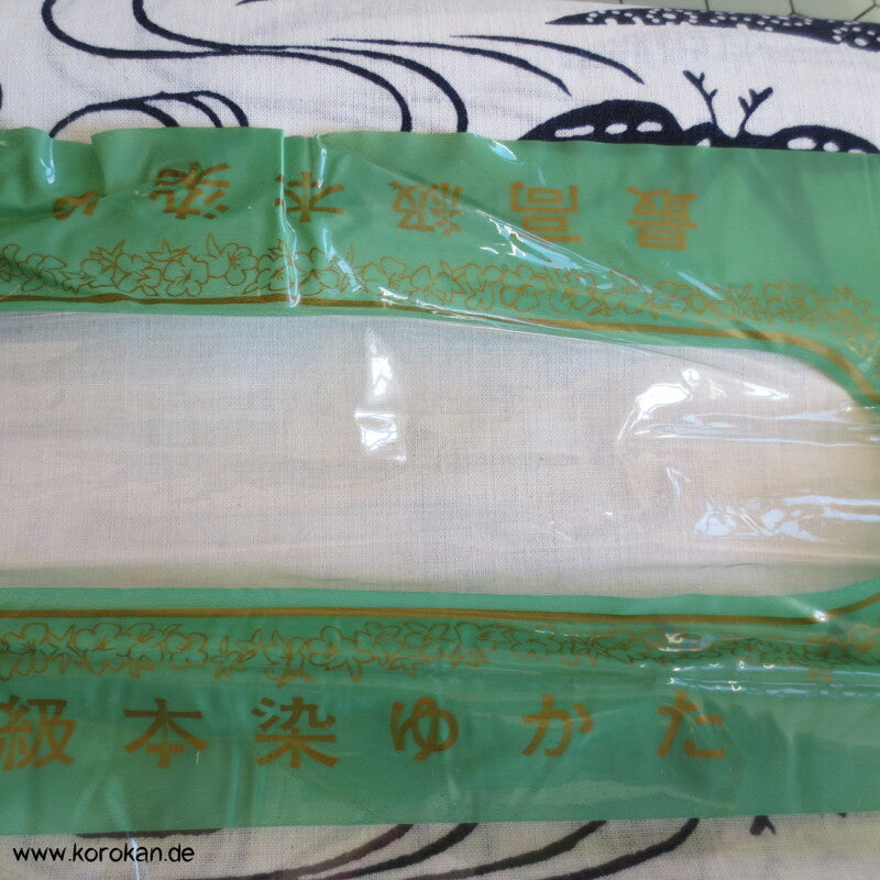 Flusslandschaft Yukata Kimono Baumwoll Stoff