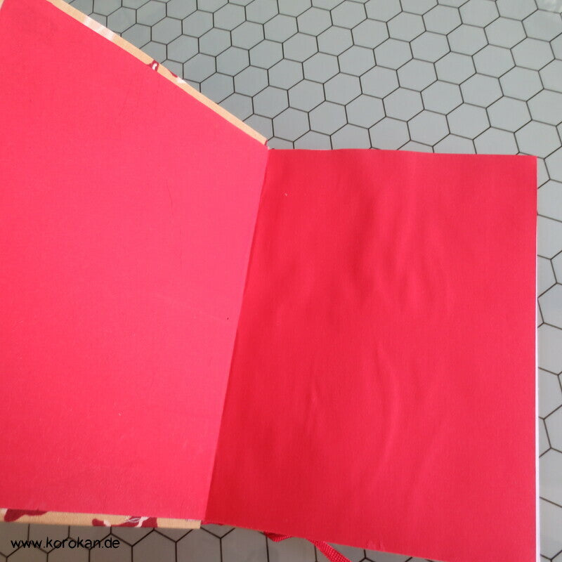 Tagebuch, Journal, Blanko Buch, japanischer Baumwolleinband