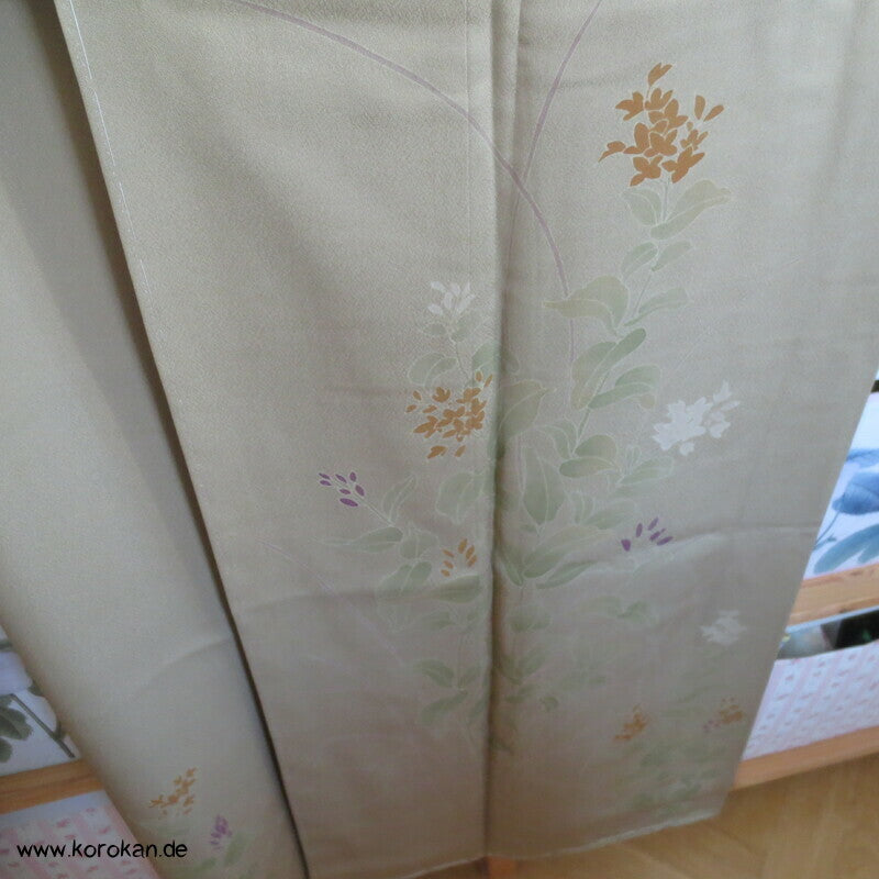 khaki oliver Edel Seidenköper Homongi Kimono