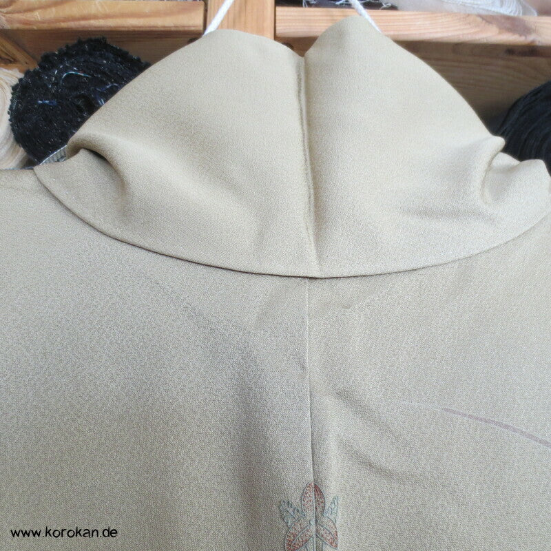 khaki oliver Edel Seidenköper Homongi Kimono