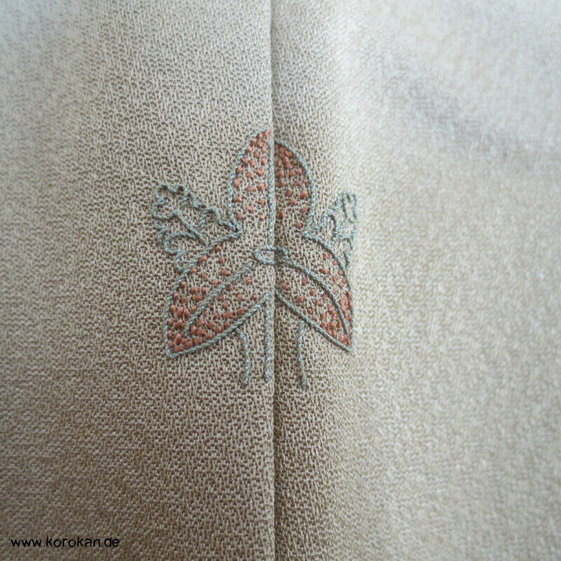 khaki oliver Edel Seidenköper Homongi Kimono