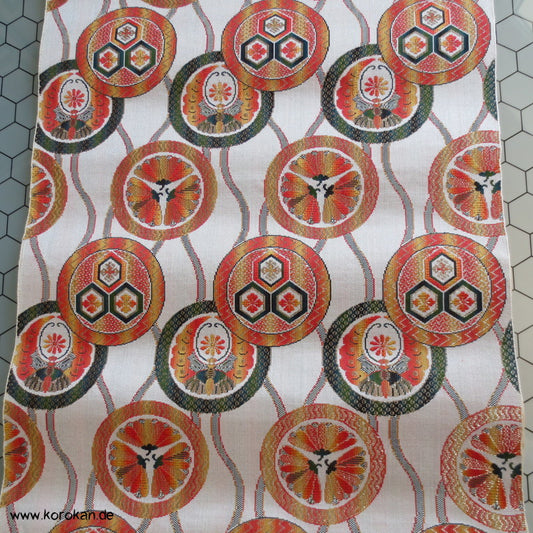 Mon Tatewaku Obi Nishijin Seiden Brokat