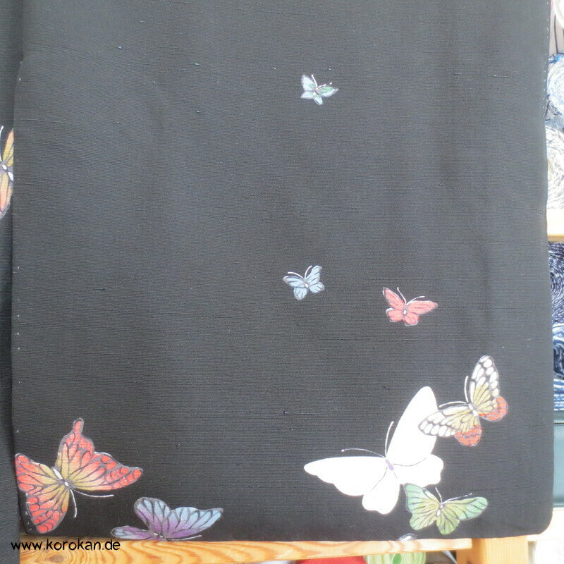 Japan Schmetterlinge Tsumugi Seiden Kimono