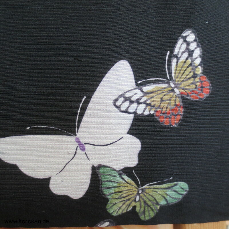 Japan Schmetterlinge Tsumugi Seiden Kimono