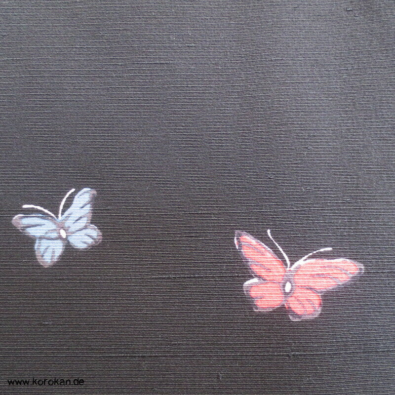 Japan Schmetterlinge Tsumugi Seiden Kimono