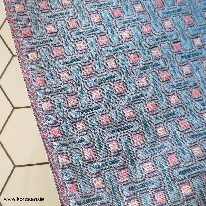 Stäbchenkaro Kimono Jacquard