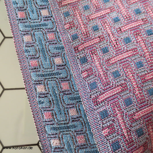 Stäbchenkaro Kimono Jacquard