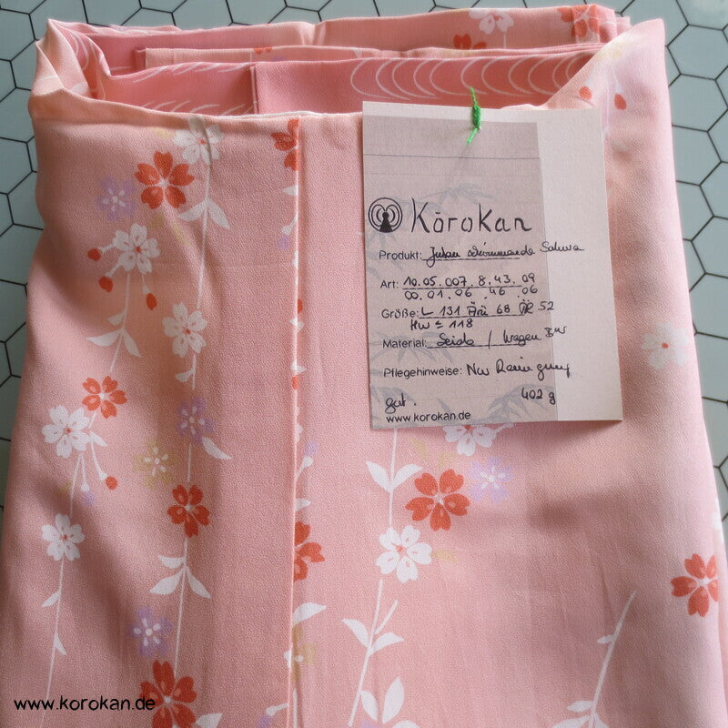 Sakura Crepe Seide, Juban Unterkimono