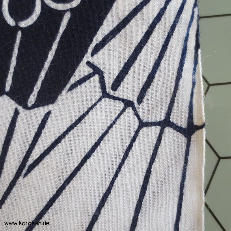 Fächer Yukata Kimono Baumwoll Stoff