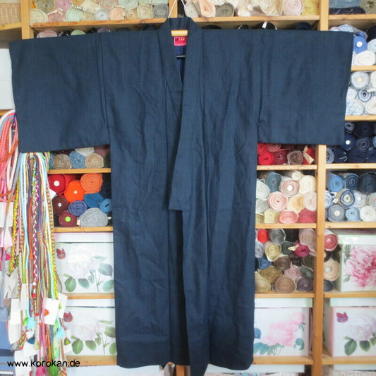 gestreifte reine Wolle Hitoe Kimono