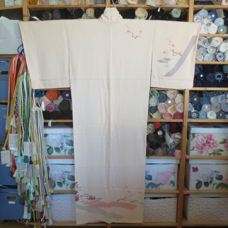 Päonien und Mandarinenten Homongi Kimono