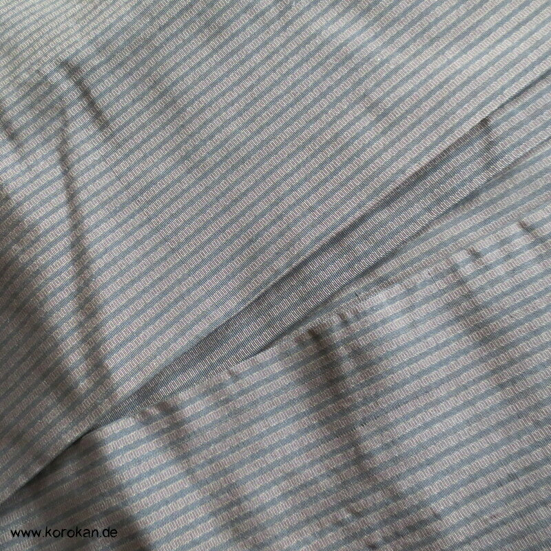 Hakama japanische Kimono Hose, braun schwarz gestreifte Seide