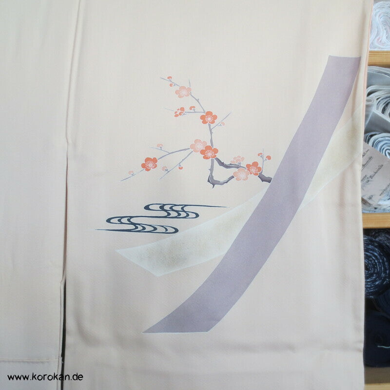 Päonien und Mandarinenten Homongi Kimono
