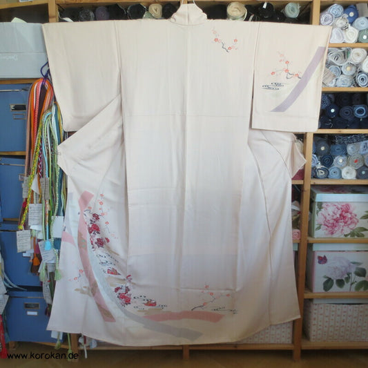 Päonien und Mandarinenten Homongi Kimono