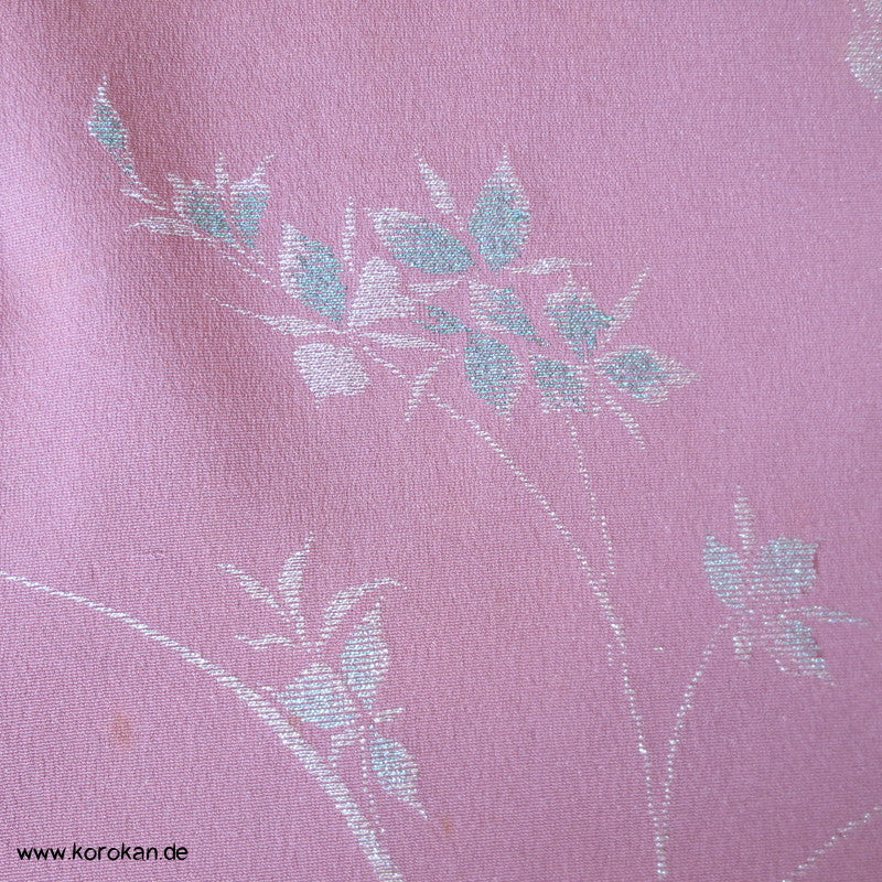 Lurex Blätter, Zweige Kimono Jacquard