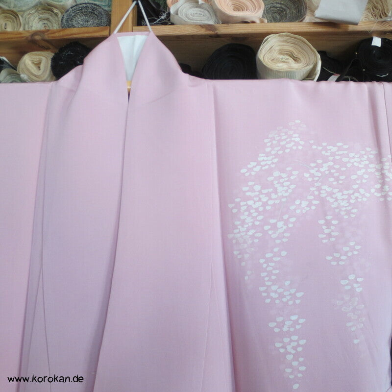 altrosa abstrakte Hängezweige Homongi Kimono