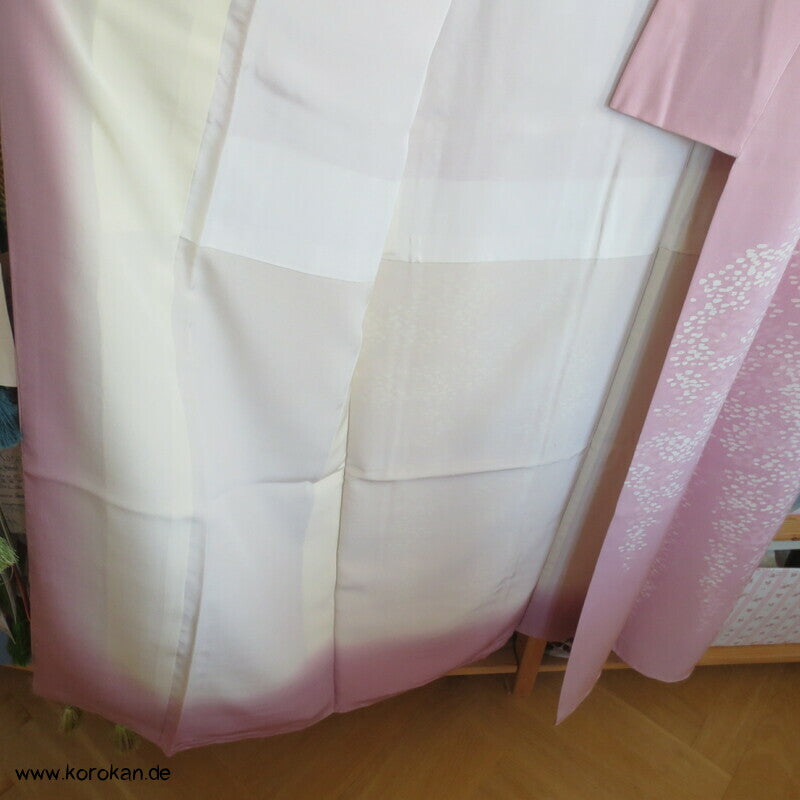 altrosa abstrakte Hängezweige Homongi Kimono