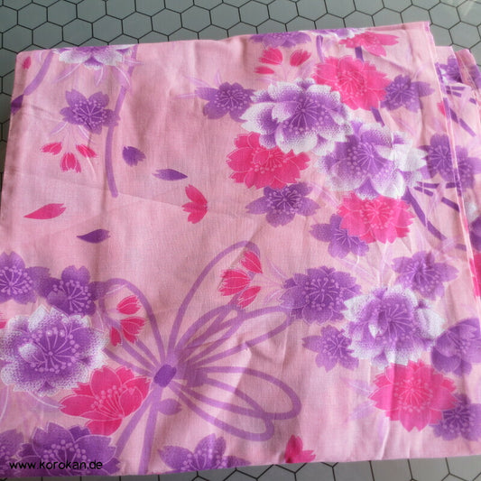 rosa lila Sakura originalgehefteter Yukata