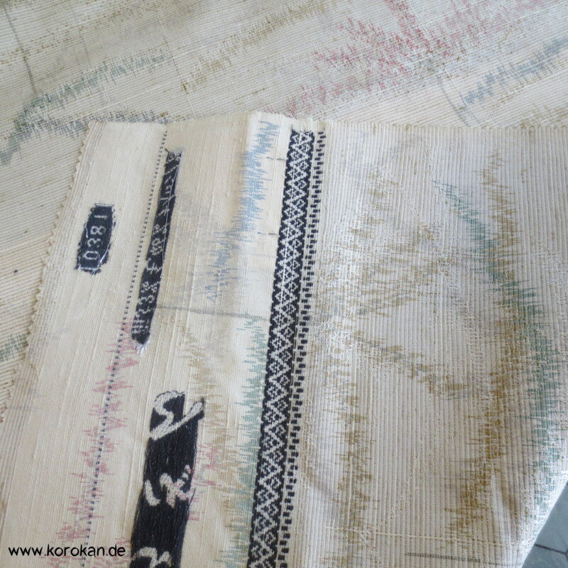 pastellbunt feine weiche Seide / Wolle Kimono Tanmono