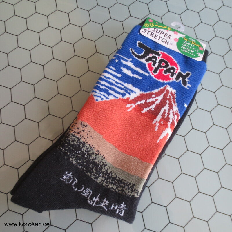 bunte Japan Socken Fuji oder Sakura