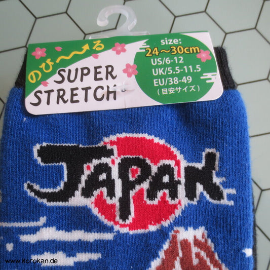 bunte Japan Socken Fuji oder Sakura