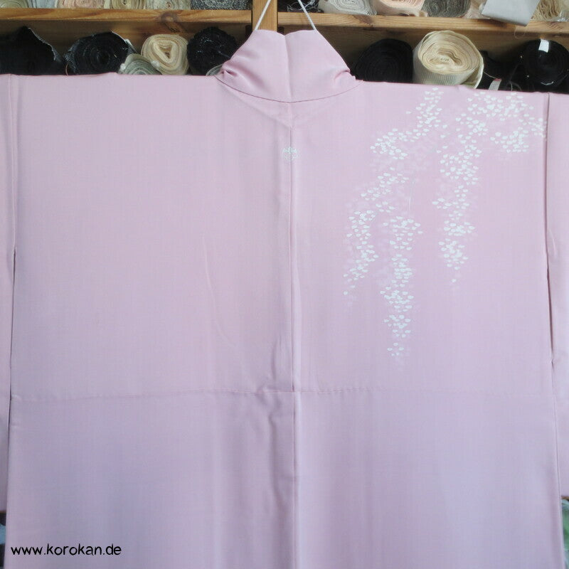 altrosa abstrakte Hängezweige Homongi Kimono