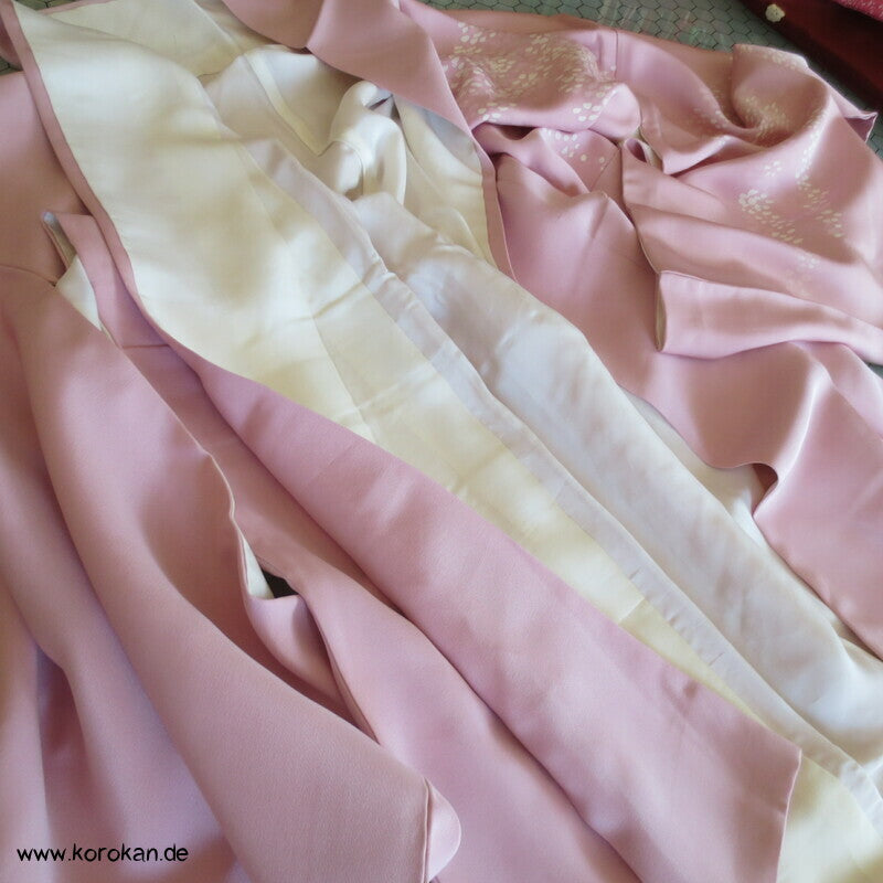 altrosa abstrakte Hängezweige Homongi Kimono