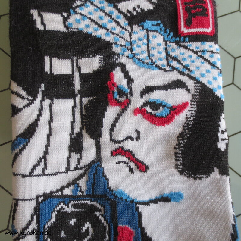 Männer Samurai Tabi Socken schwarz