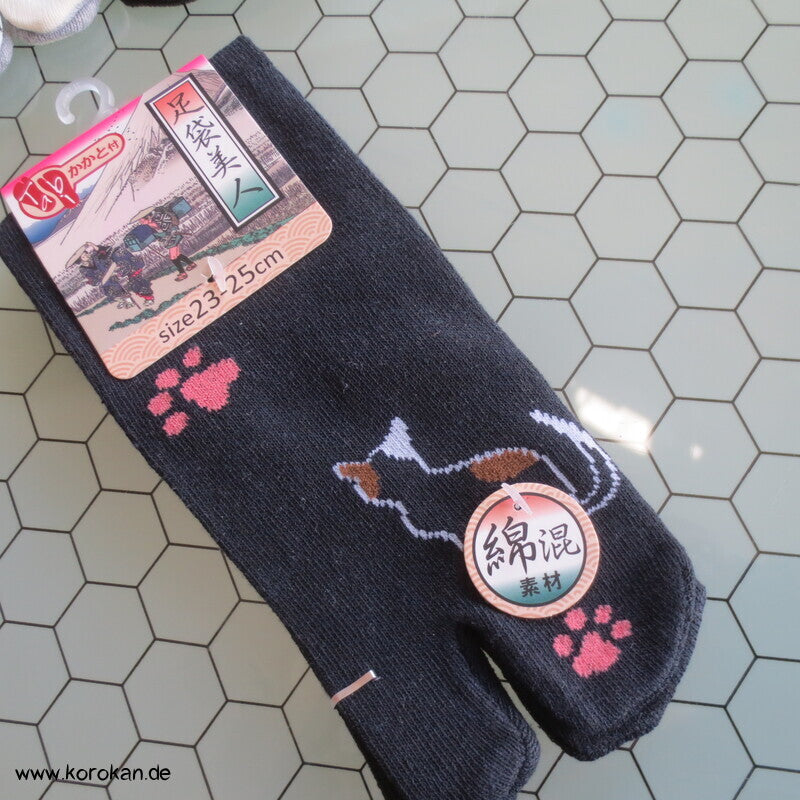 japanische Baumwoll Zehentrenner Tabi Socken