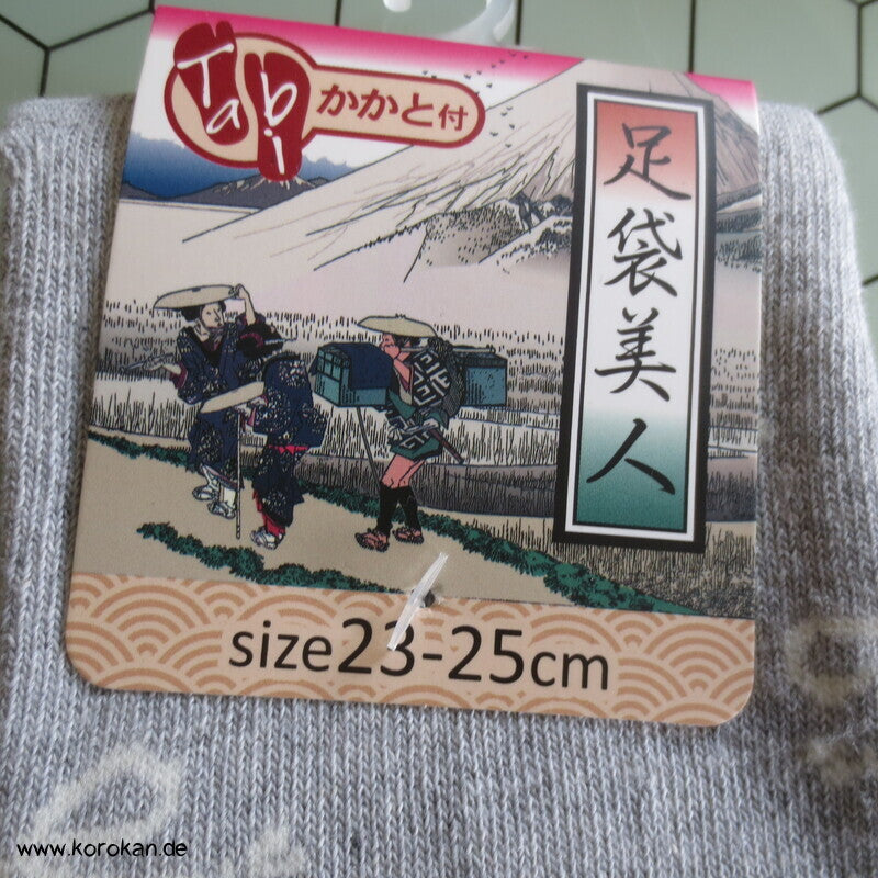 japanische Baumwoll Zehentrenner Tabi Socken