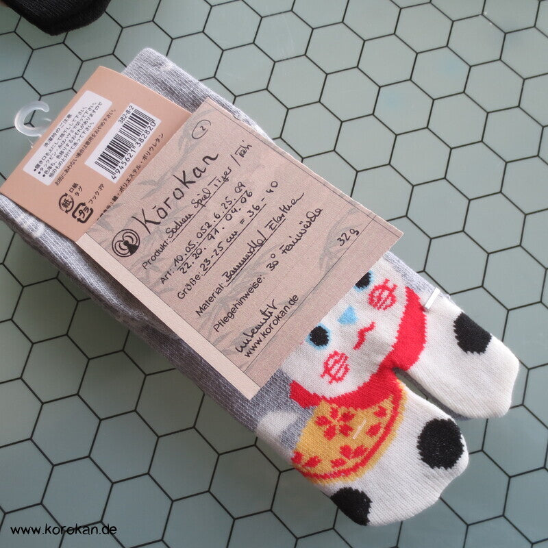 japanische Baumwoll Zehentrenner Tabi Socken