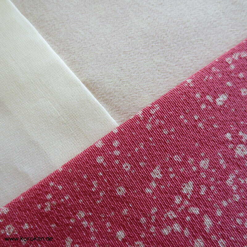 gedeckt pinkiger Päonien Seidencrepe Homongi Kimono