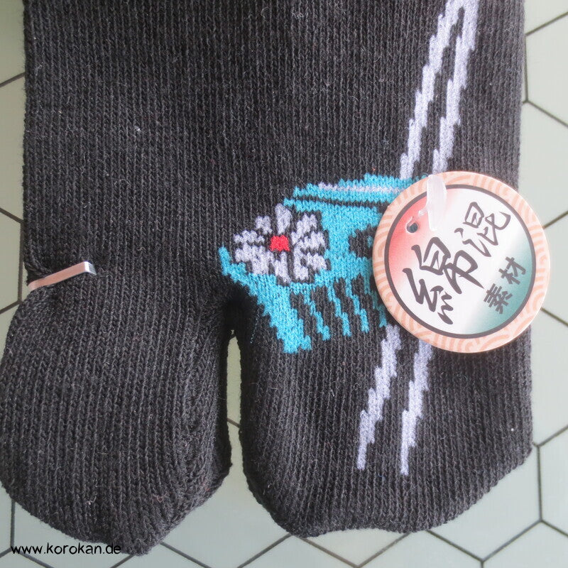 japanische Baumwoll Zehentrenner Tabi Socken