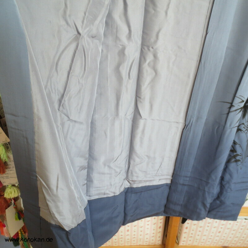 springender Koi Juban Unterkimono, japanische feine Seide