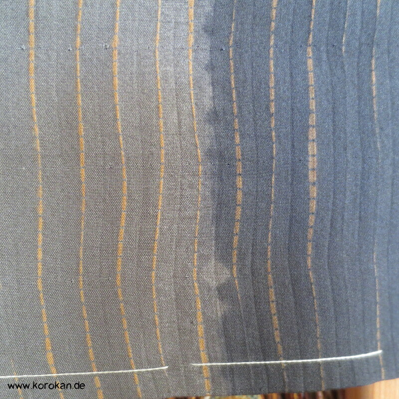 Itajime Shibori Seide Juban Unter - Kimono