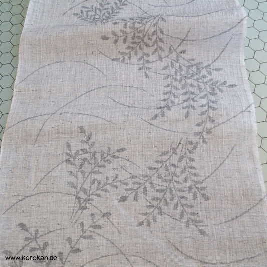 Blätter fein Yukata Hanf Stoff