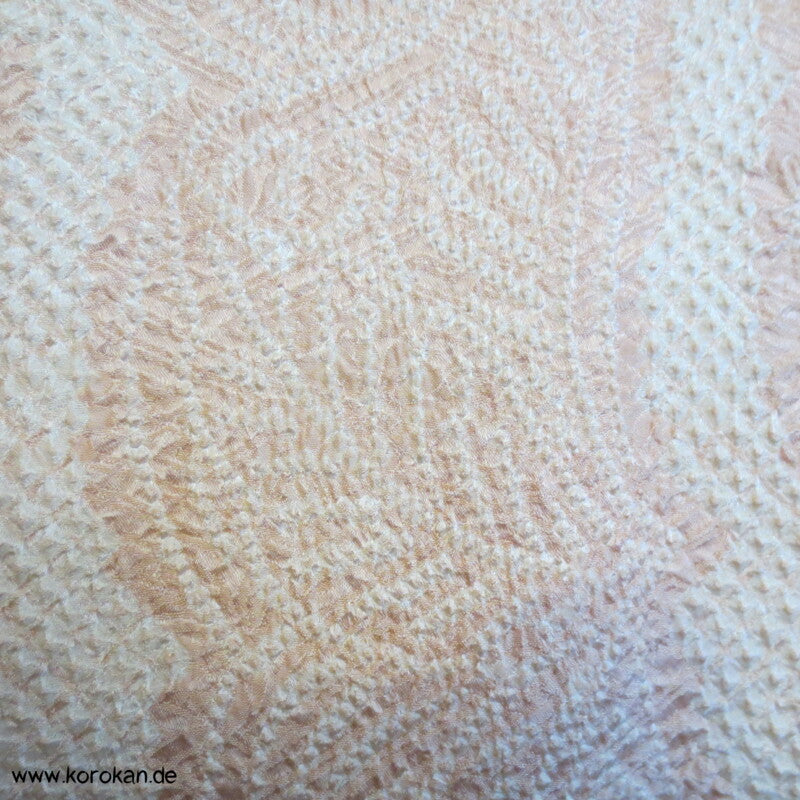 Full Shibori Blätterstreifen Seiden Haori Kimono Jacke