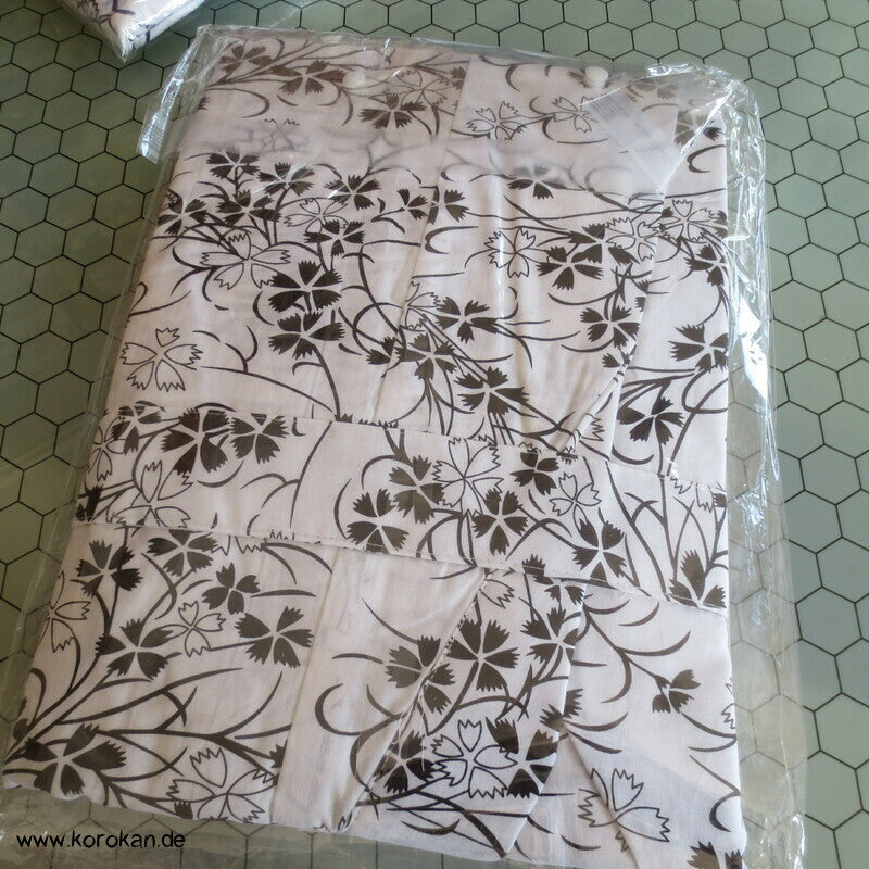 Nadeshiko Grasnelke schwarz weiß Nemaki - Schlaf Kimono