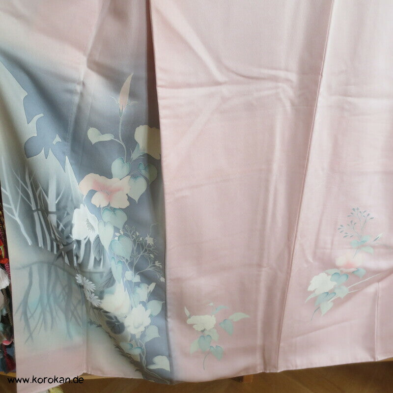 Homongi Kimono mit handgemalten Ackerwinden
