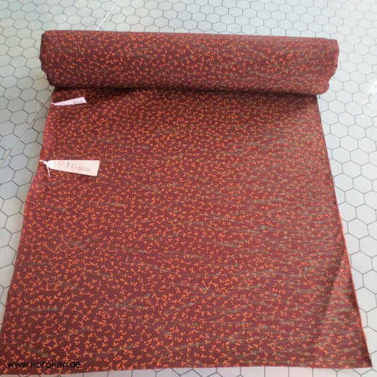 Kiefernnadel Kimono Chirimen Crepe Seide