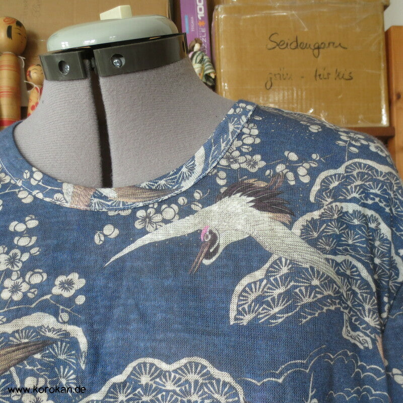 Kraniche in den Wolken T Shirt XXL