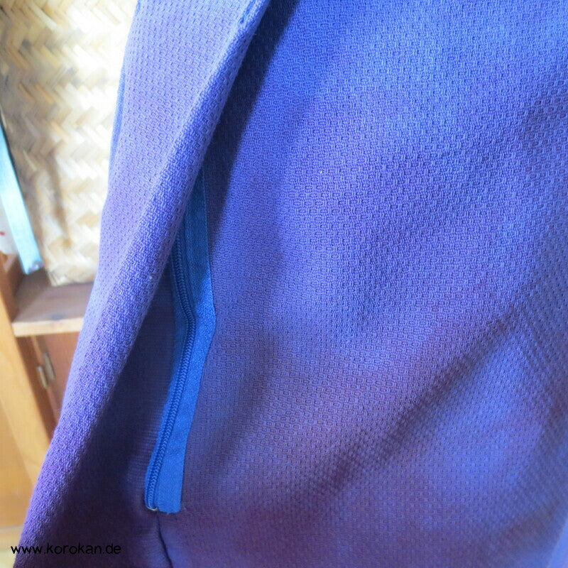 loser Baumwoll Faltenrock mit Farbverlauf blau - violett