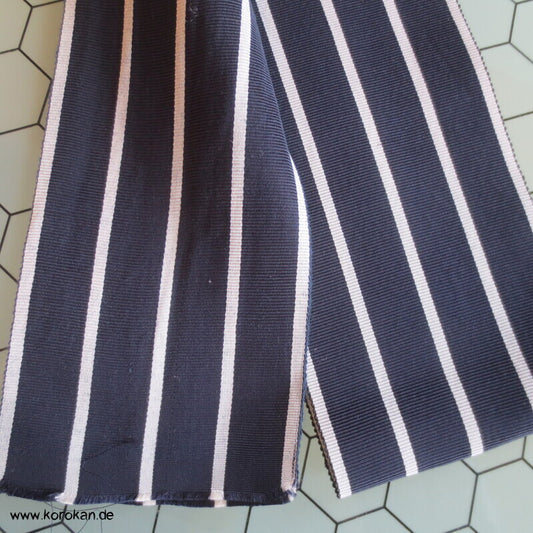 Kaku Obi / Datejime Seiden Kimono Gürtel gestreift
