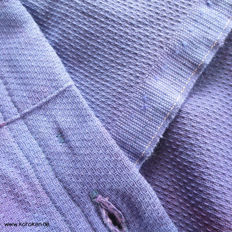 loser Baumwoll Faltenrock mit Farbverlauf blau - violett