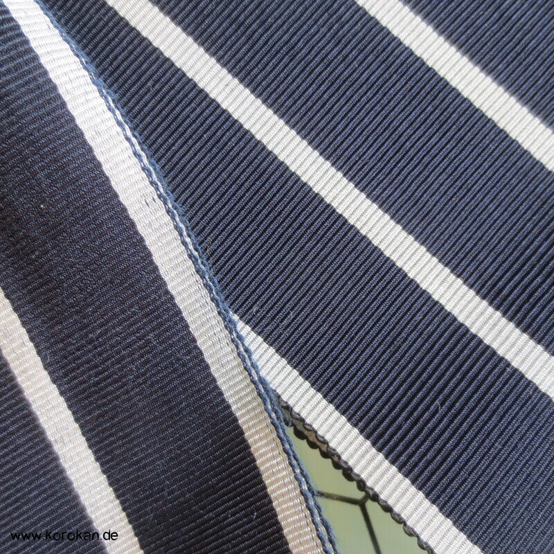 Kaku Obi / Datejime Seiden Kimono Gürtel gestreift