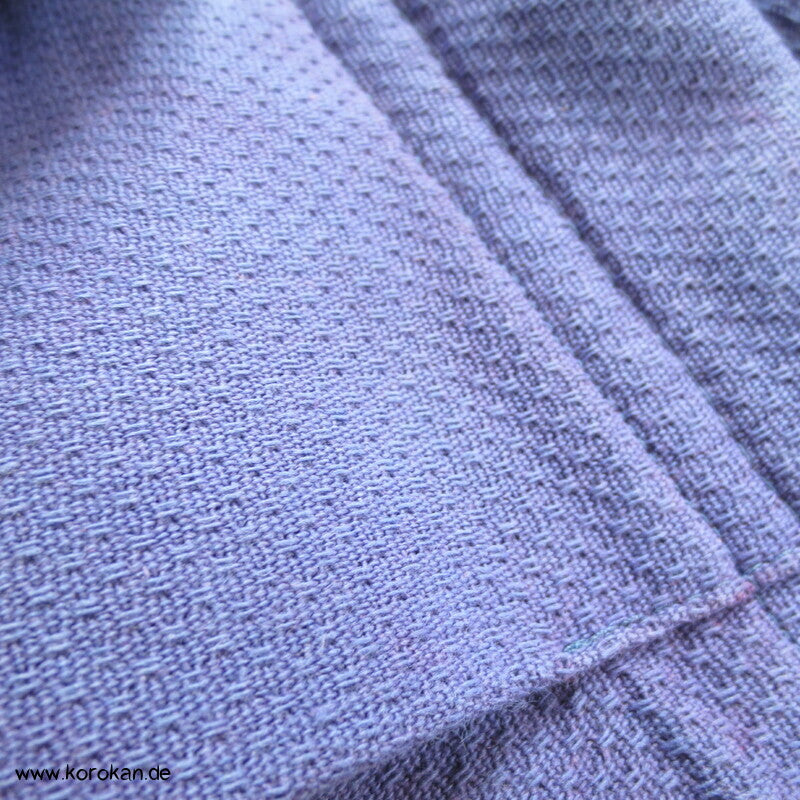 loser Baumwoll Faltenrock mit Farbverlauf blau - violett
