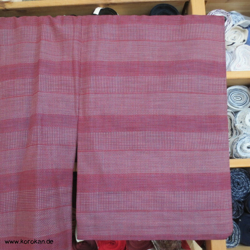gewebte Musterstreifen Hitoe Kimono