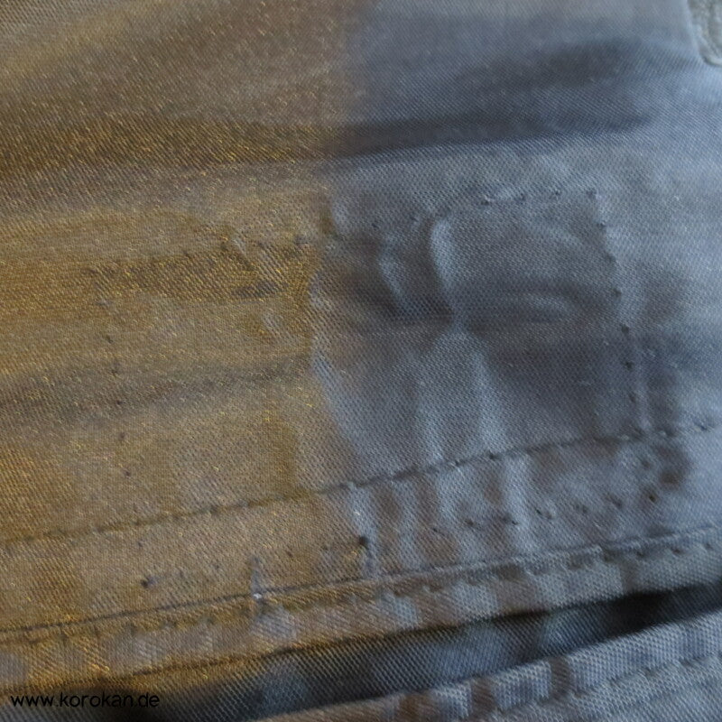 maßangefertigter Herrenanzug schwarze chinesische Drachenseide, ca. Gr. 52