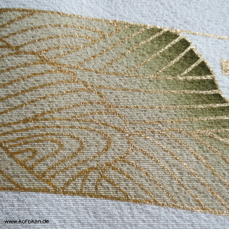 Noshibündel auf blasslila Seidencrepe Iro Tomesode Kimono